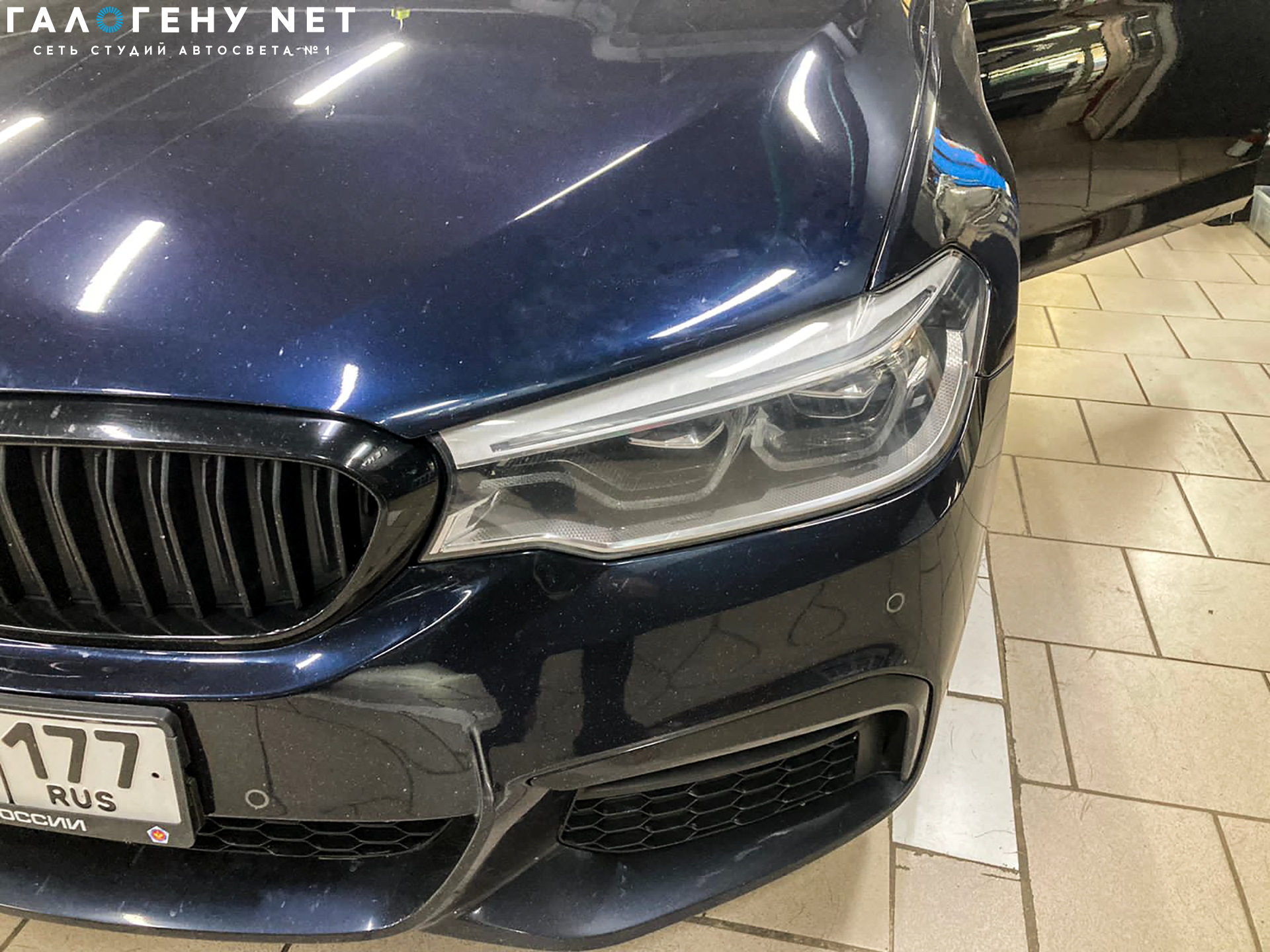 Тонированные фары BMW g30